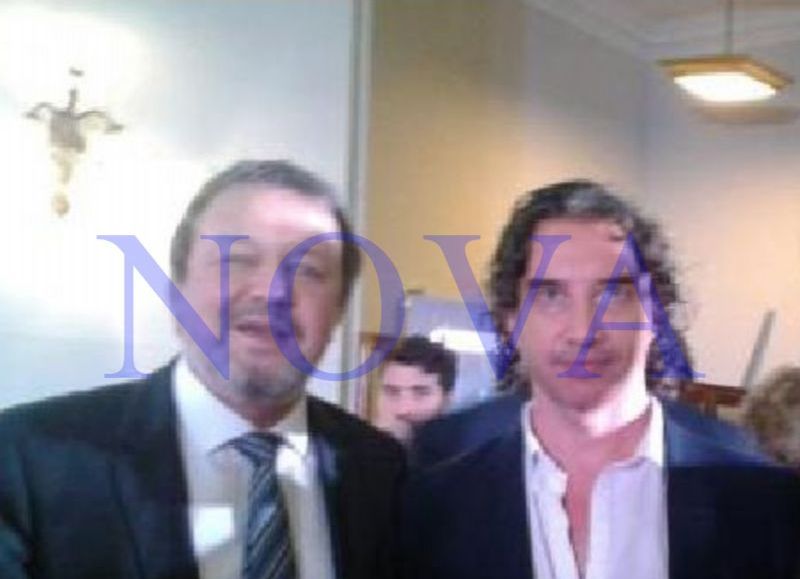 El ex senador bonaerense Roberto Costa, dueño de la compra de la refinería, junto a su testaferro Claudio Bavio. (Foto: NOVA)