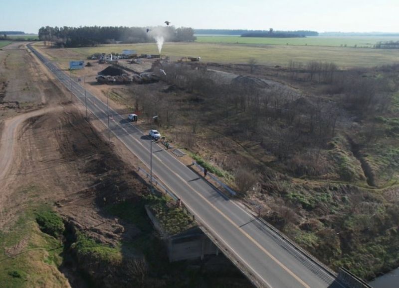 La intervención, que se desarrolla entre el Acceso a Arroyo Dulce y la rotonda de la ciudad de Salto, favorecerá al tránsito que circula entre Buenos Aires y Santa Fe beneficiando a la producción local.