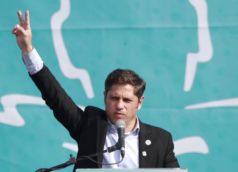 El gobernador bonaerense Axel Kicillof.