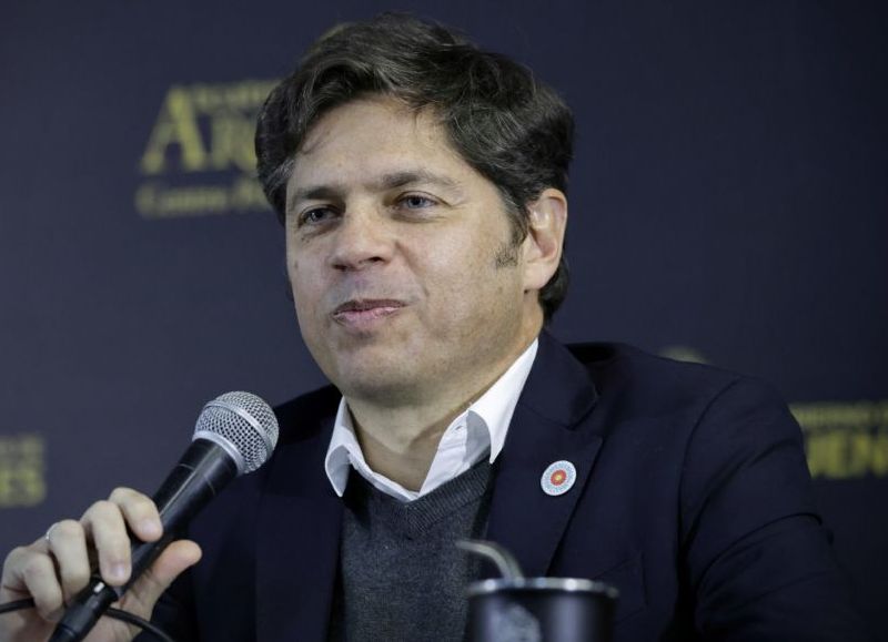 El gobernador bonaerense Axel Kicillof.