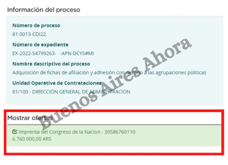 Por este servicio, se desembolsará 6.700.000 pesos de las arcas del Estado.