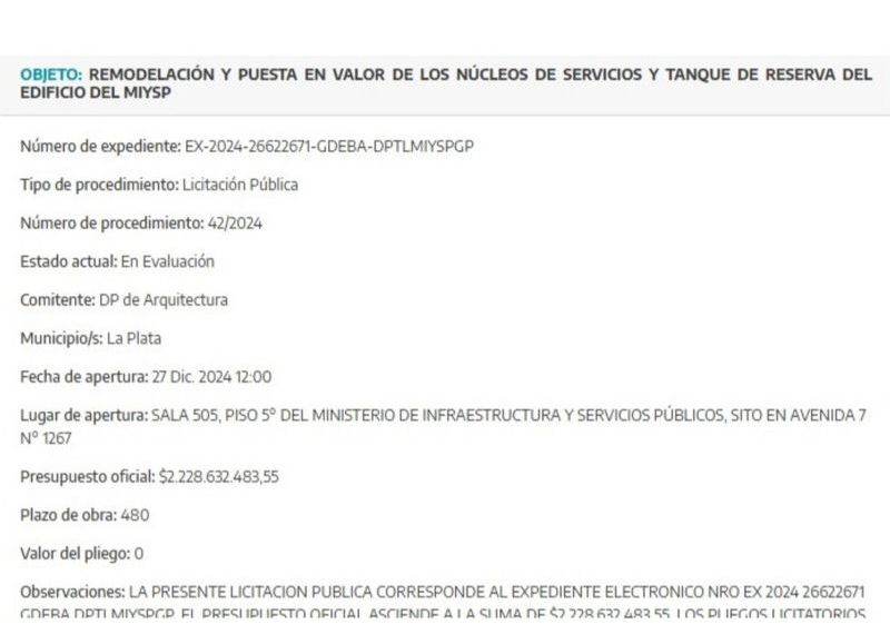 Mientras los bonaerenses luchan contra la pobreza y el desempleo, el Gobierno provincial ha decidido destinar esta cifra millonaria a una obra de infraestructura.