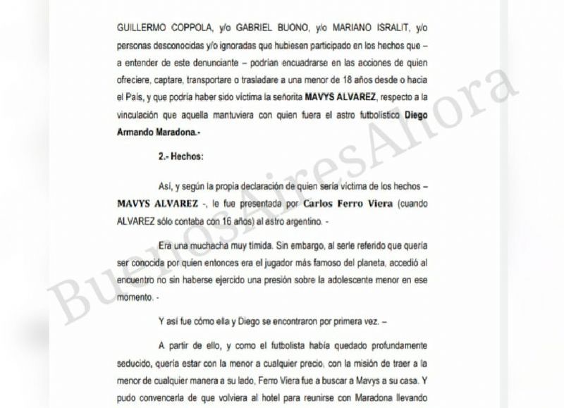 Los denunciados obligaron a una menor a tener una relación con el astro y hasta la trajeron a la Argentina en connivencia con el Gobierno cubano.