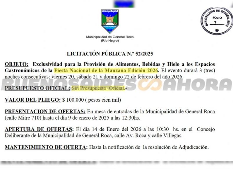 VIDEO | La intendente rionegrina lanzó la Fiesta de la Manzana 2026 sin transparentar el presupuesto municipal